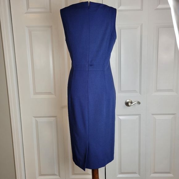 Louben Deep Blue Shift Dress SZ 10 - Picture 6 of 17